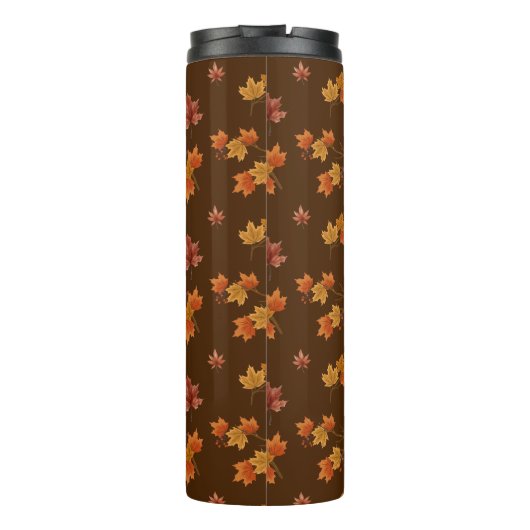 Herbst verlässt Thermal Tumbler Thermosbecher (Rückseite)