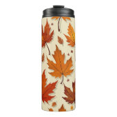 Herbst verlässt Thermal Tumbler Thermosbecher (Vorderseite)
