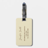 Herbst vermehrt sich Gepäckanhänger (Rückseite vertikal)