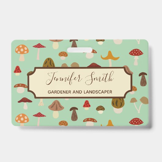 Herbst vermehrt sich Geschäfts-Abzeichen Ausweis (Vorderseite)