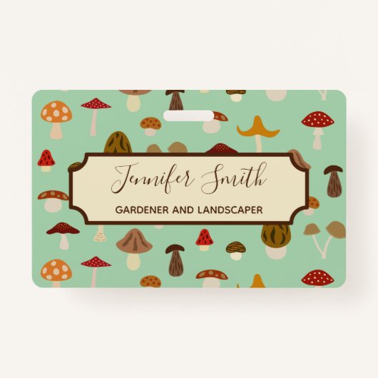 Herbst vermehrt sich Geschäfts-Abzeichen Ausweis (Vorderseite)