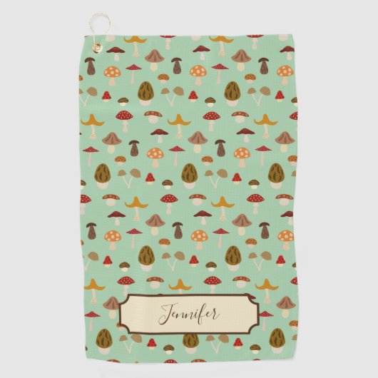 Herbst vermehrt sich Golf-Tuch explosionsartig Golfhandtuch (Vorderseite)