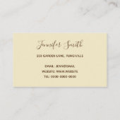 Herbst vermehrt sich Visitenkarte explosionsartig (Rückseite)