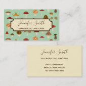 Herbst vermehrt sich Visitenkarte explosionsartig (Vorne/Hinten)