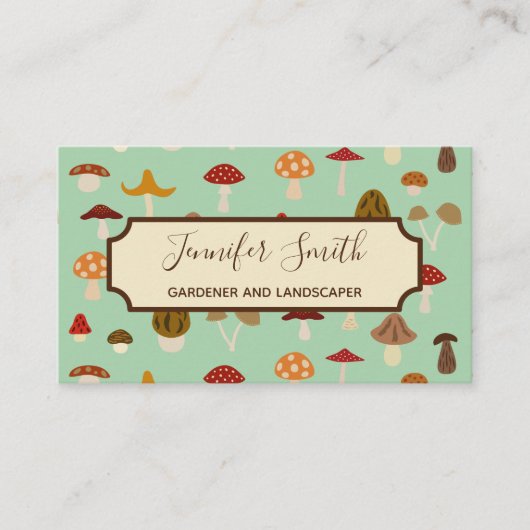 Herbst vermehrt sich Visitenkarte explosionsartig (Vorderseite)