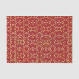 Herbst verzeichnet Muster in einer Liste Seidenpapier