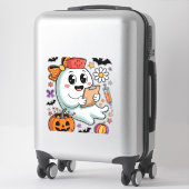 Herbst Vibes Ghost Nurse Herbst Aufkleber (Koffer)