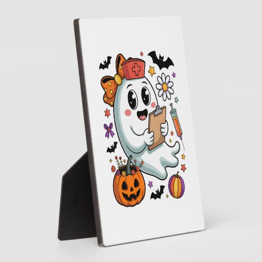 Herbst Vibes Ghost Nurse Herbst Fotoplatte (Seite)