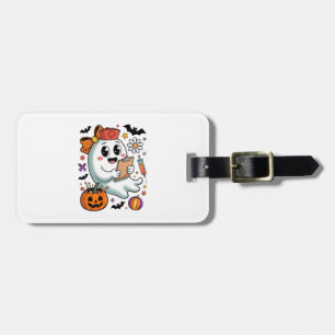 Herbst Vibes Ghost Nurse Herbst Gepäckanhänger