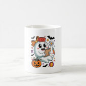 Herbst Vibes Ghost Nurse Herbst Kaffeetasse (Mittel)