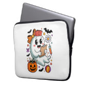 Herbst Vibes Ghost Nurse Herbst Laptopschutzhülle (Vorderseite Links)