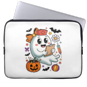 Herbst Vibes Ghost Nurse Herbst Laptopschutzhülle (Vorderseite)