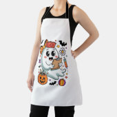 Herbst Vibes Ghost Nurse Herbst Schürze (InSitu)