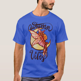 Herbst Vibes Moon Witch Black Fairy ArtT-Shirt T-Shirt