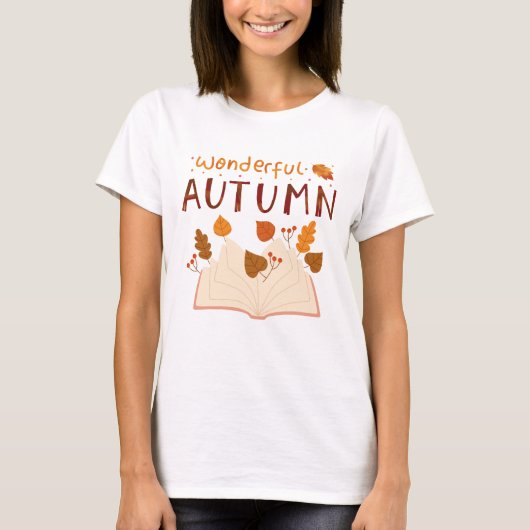 Herbst-Vibes T-Shirt (Vorderseite)