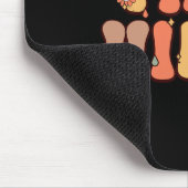 Herbst Vibes Vintag Groovy Herbstsaison Mousepad (Ecke)
