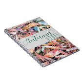 Herbst Vibes Watercolor Leaf Spiral Notebook Notizblock (Rechte Seite)