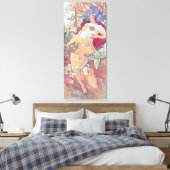 Herbst (vier Jahreszeiten), Alphonse Mucha Canvas  Leinwanddruck (Insitu (Schlafzimmer))