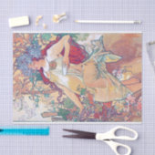 Herbst (vier Jahreszeiten), Alphonse Mucha Seidenpapier (Handwerk)