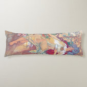 Herbst (vier Jahreszeiten), Alphonse Mucha Seitenschläferkissen (Vorderseite)