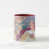 Herbst (vier Jahreszeiten), Alphonse Mucha Tasse (Zentrum)