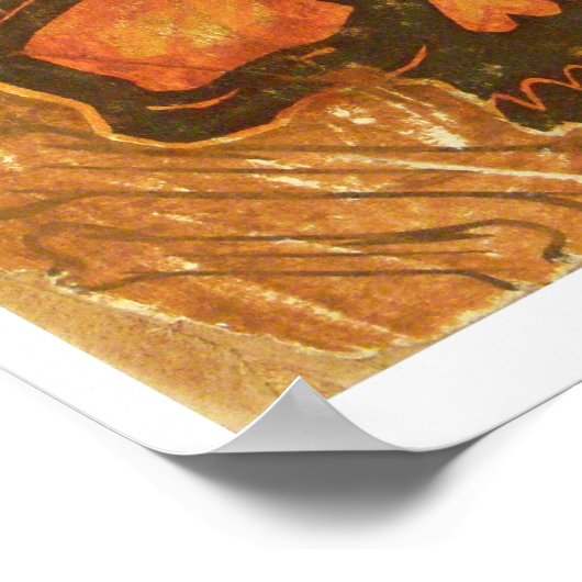 Herbst Vintag Halloween Poster (Ecke)