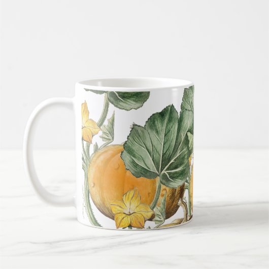 Herbst Vintage Pumpkins Kaffeetasse (Links)