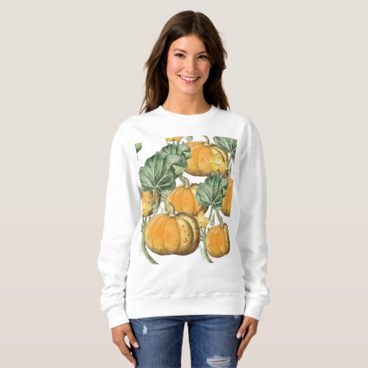 Herbst Vintage Pumpkins Sweatshirt (Vorne ganz)