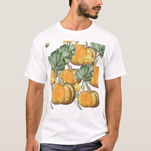 Herbst Vintage Pumpkins T-Shirt (Vorderseite)