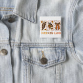 Herbst Vintager Fußballspieltag Button (Beispiel)