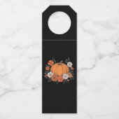 Herbst Vintager Pumpkin Herbst Erntedank Flaschenanhänger (Vorderseite)