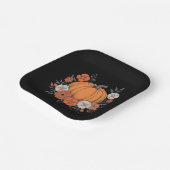 Herbst Vintager Pumpkin Herbst Erntedank Pappteller (Gewinkelt)