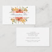 Herbst Visitenkarte (Vorne/Hinten)