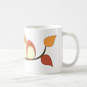 Herbst-Vögel Kaffeetasse