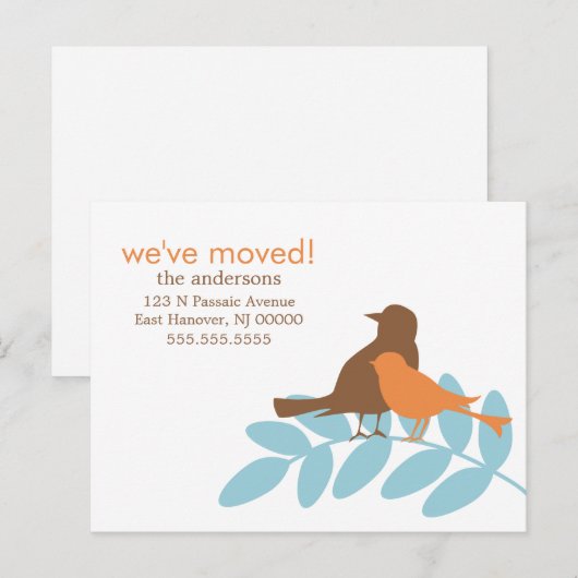 Herbst Vögel neue Ankündigungen (Vorne/Hinten)