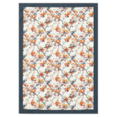 Herbst Vögel und Blüten Tablett für gemütlichen He Tischdecke (Vorderseite)