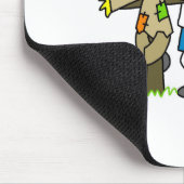 Herbst Vogelscheuche Mousepad (Ecke)