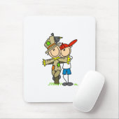 Herbst Vogelscheuche Mousepad (Mit Mouse)