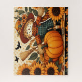 Herbst Vogelscheuche Puzzle (Vertikal)