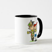 Herbst Vogelscheuche Tasse (VorderseiteRechts)