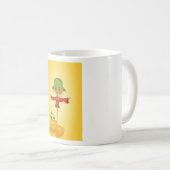 Herbst-Vogelscheuche und Kürbisse Herbsternte Kaffeetasse (VorderseiteRechts)
