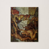 Herbst vom Garten Eden von Michelangelo Puzzle (Vertikal)