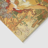 Herbst von Alphonse Mucha Seidenpapier (Ausschnitt)