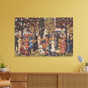 Herbst von Maurice Prendergast, Vintage Fine Art Leinwanddruck