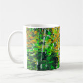 "Herbst-Wald" Acrylkunst-Kaffee-Tasse Kaffeetasse (Links)