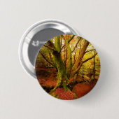 Herbst-Wald Button (Vorne & Hinten)