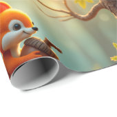 Herbst-Wald-Geschenkpapier Geschenkpapier (Rolleneckpunkt)