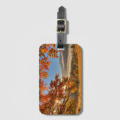 Herbst-Wald in den Bergen Gepäckanhänger (Vorderseite Vertikal)