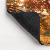 Herbst-Wald in den Bergen Mousepad (Ecke)