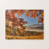 Herbst-Wald in den Bergen Puzzle (Horizontal)